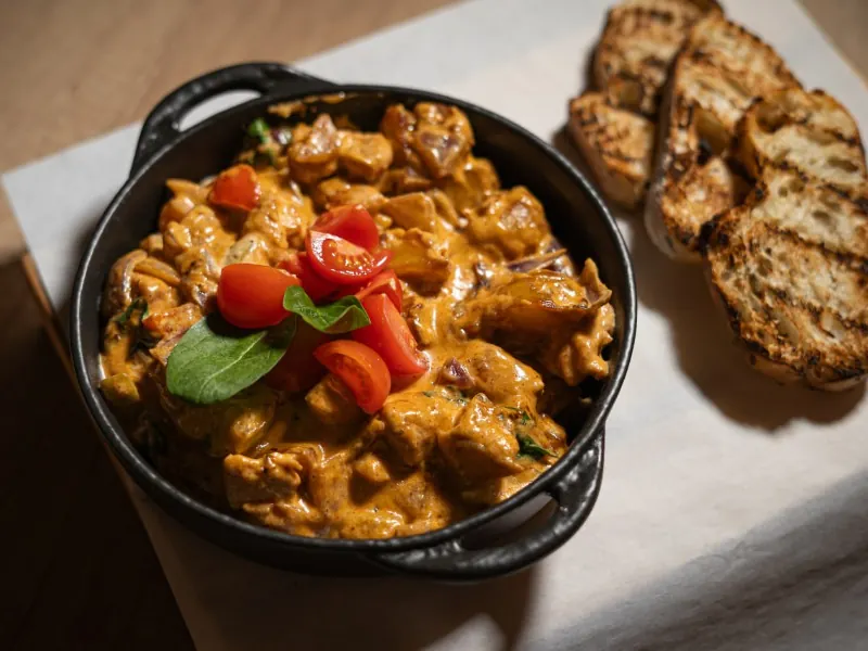 Сковорідка куряча з овочами — Offside Pub